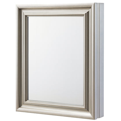 Glacier Bay 24 in. W x 30 in. H Rectangular Medicine Cabinet with Mirror