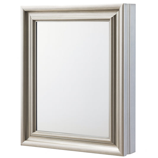 Glacier Bay 24 in. W x 30 in. H Rectangular Medicine Cabinet with Mirror