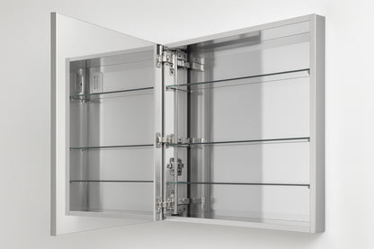 Glacier Bay 24 in. W x 30 in. H Rectangular Medicine Cabinet with Mirror