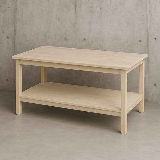 International Concepts Portman 36 in Unfinished Medium Rectangle Wood Coffee Table OT 44/204737232 727506670642 International Concepts
