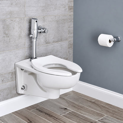 American Standard Afwall FloWise 1 25 to 1 6 GPF Elongated Top Spud Toilet Bowl Only in White 2296019EC 020