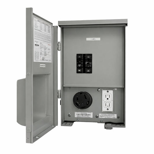 Connecticut Electric 30 Amp RV Power Outlet with Branch Breakers