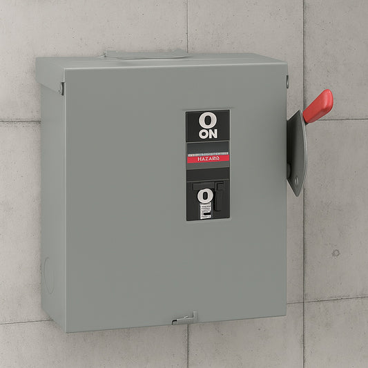 60 Amp 240 Volt Fusible Outdoor General Duty Safety Switch (TG3222R) TG3222R