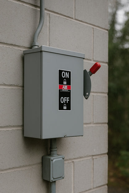 60 Amp 240 Volt Fusible Outdoor General Duty Safety Switch (TG3222R) TG3222R