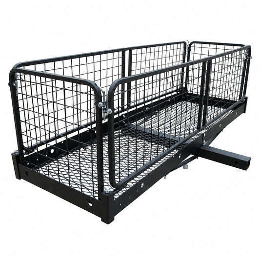Erickson 500 lb Capacity 60 in x 20 in Steel Folding Hitch Cargo Carrier for 2 in Receiver 07496