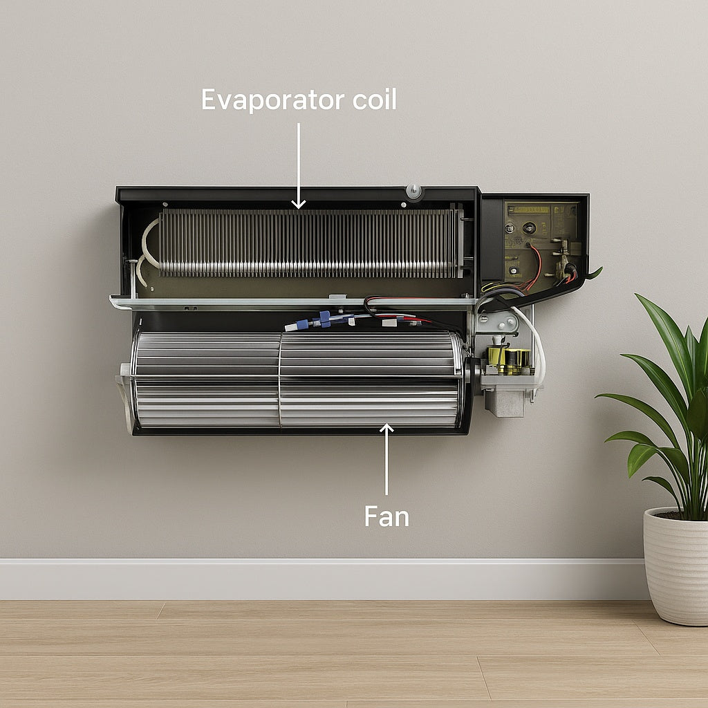 240-volt 700/900/1600-watt Register In-wall Fan-forced Replacement Electric Heater Assembly