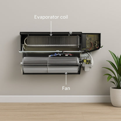 240-volt 700/900/1600-watt Register In-wall Fan-forced Replacement Electric Heater Assembly