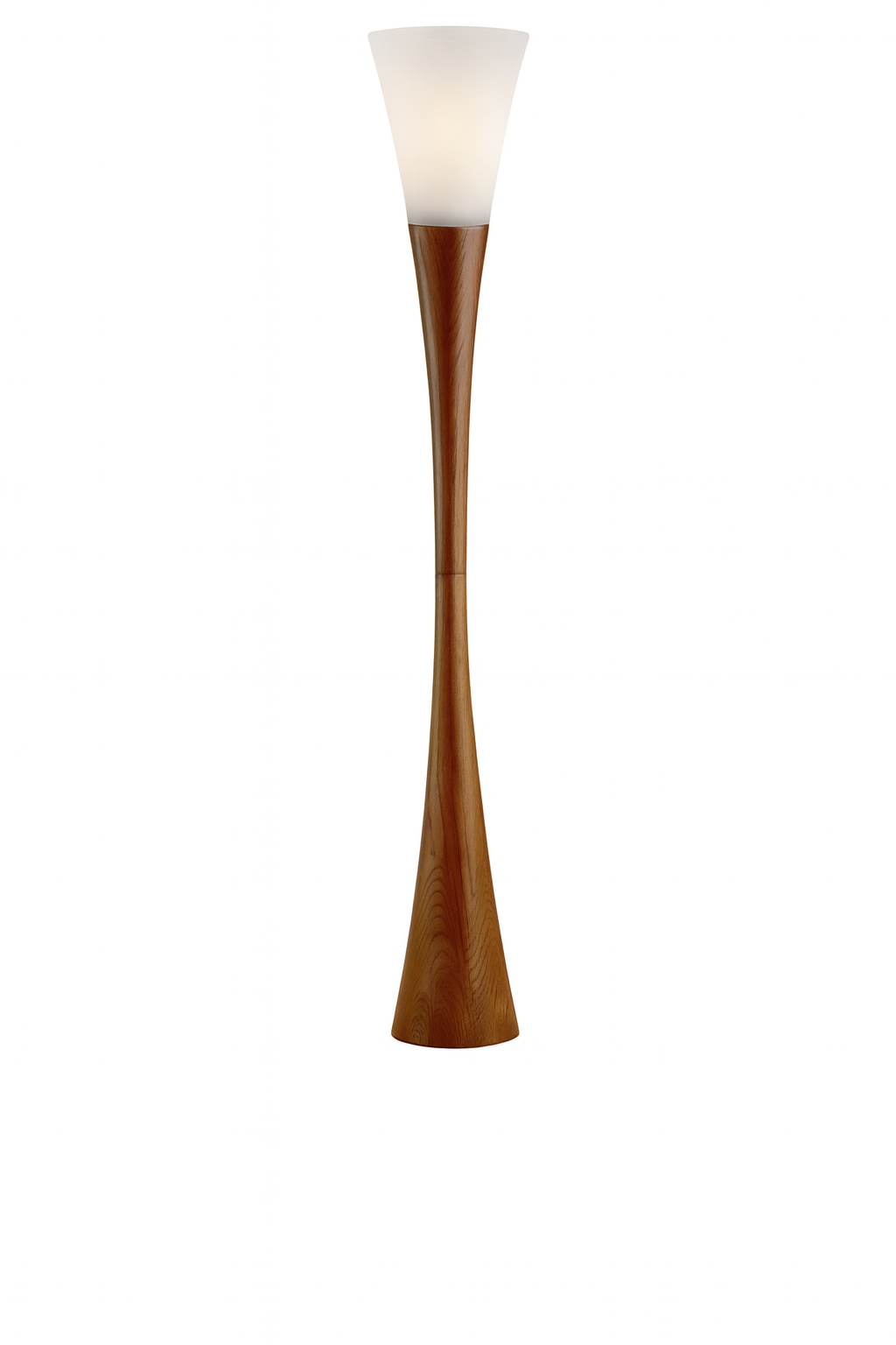 Adesso Espresso 68 in. Walnut Floor Lantern