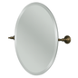 Glacier Bay Estates 24 in Oval Mirror in Heritage Bronze 20720 4596H/100650804 6925699911496 Glacier Bay