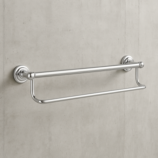 MOEN Home Care 24 in. x 1 in. Screw Grab Bar with Integrated Towel Bar in Chrome