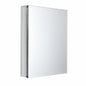 Zenna Home 24 in W x 30 in H Aluminum Frameless Beveled Mirror Medicine Cabinet