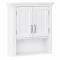 RiverRidge Home Somerset 22 88 in W x 24 38 in H x 7 88 in D 2 Door Bathroom Laundry Wall Mount Storage Medicine Cabinet in White 06 039