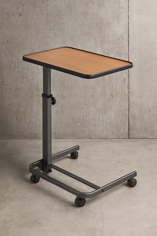 Deluxe Heavy-Duty Over Bed Tilt-Top Table