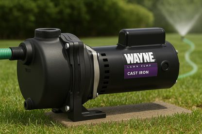 Wayne 2 HP Permanent Lawn Sprinkler Pump