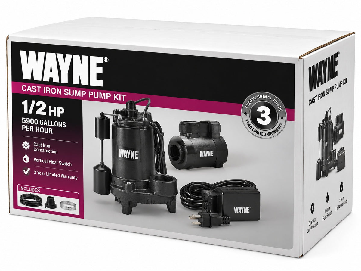 Wayne 2 HP Permanent Lawn Sprinkler Pump WLS200