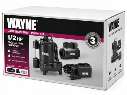 Wayne 2 HP Permanent Lawn Sprinkler Pump WLS200