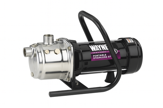 Wayne 1 HP Stainless Steel Portable Sprinkler Pump