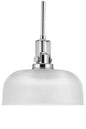 Progress Lighting Archie Collection 1 Light Chrome Pendant with Clear Prismatic Glass P5026 15
