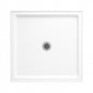 Swan 36 in x 36 in Solid Surface Single Threshold Shower Pan in White