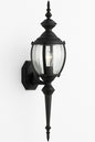 Progress Lighting Roman Coach Collection 1 Light Textured Black Clear Seeded Glass Traditional Outdoor Medium Wall Lantern Light P5767 31/203910059 785247172115 Progress Lighting