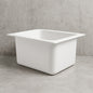 MUSTEE 22 in. x 25 in. x 13.75 in. Molded Fiberglass Drop in Utility Sink in White
