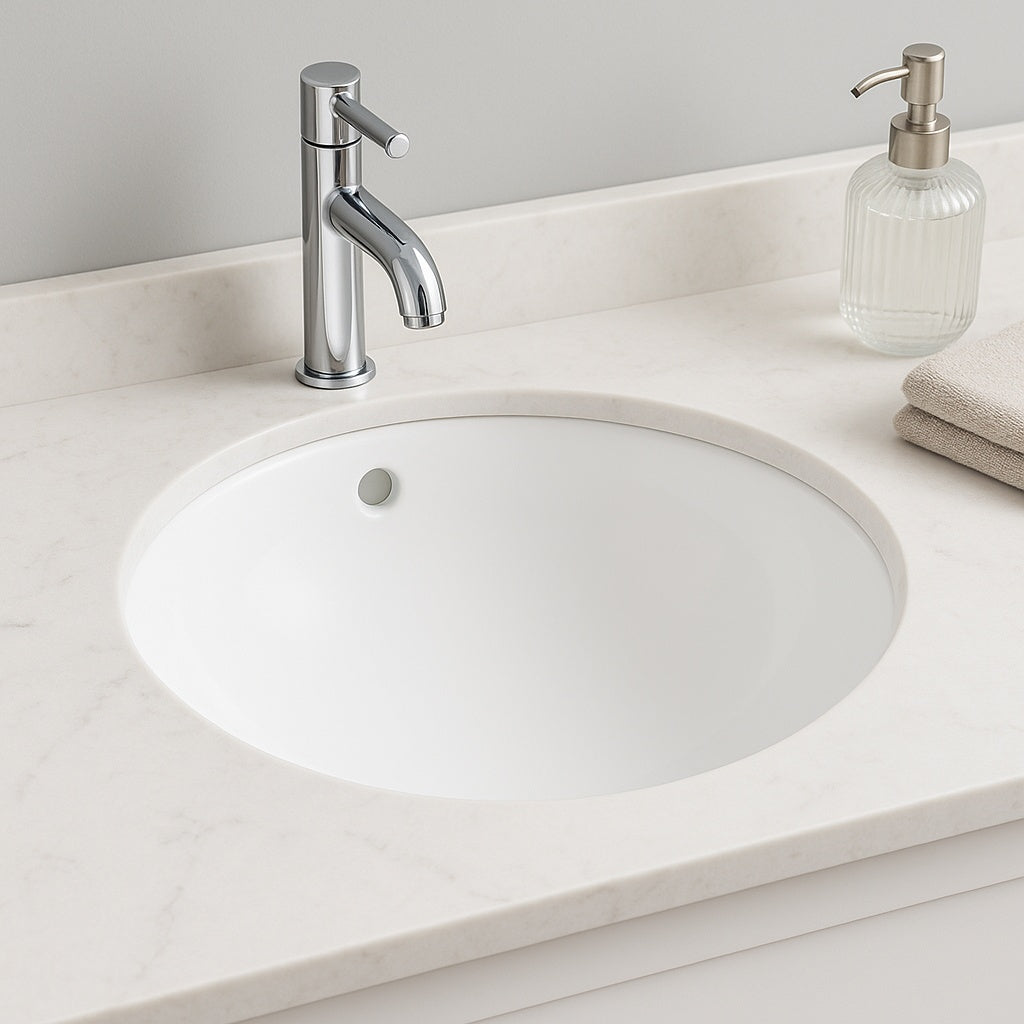 American Standard Ovalyn Universal Access Undermount Bathroom Sink in White