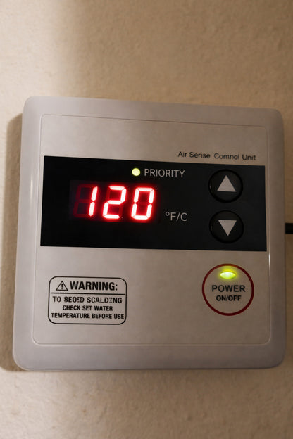 Rheem Residential Wired Main Remote Control for Tankless Gas Water Heaters