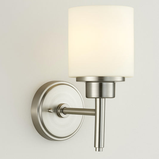 Design House Aubrey 1 Light Satin Nickel Indoor Wall Mount 556183/205706574 44321556181 Design House