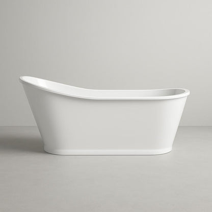 Aiden 70 in. Acrylic Freestanding Soaking Bathtub in White