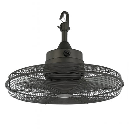 Home Decorators Collection Merwry 52 in. Integrated LED Indoor Matte Black Ceiling Fan with Light Kit and Remote Control