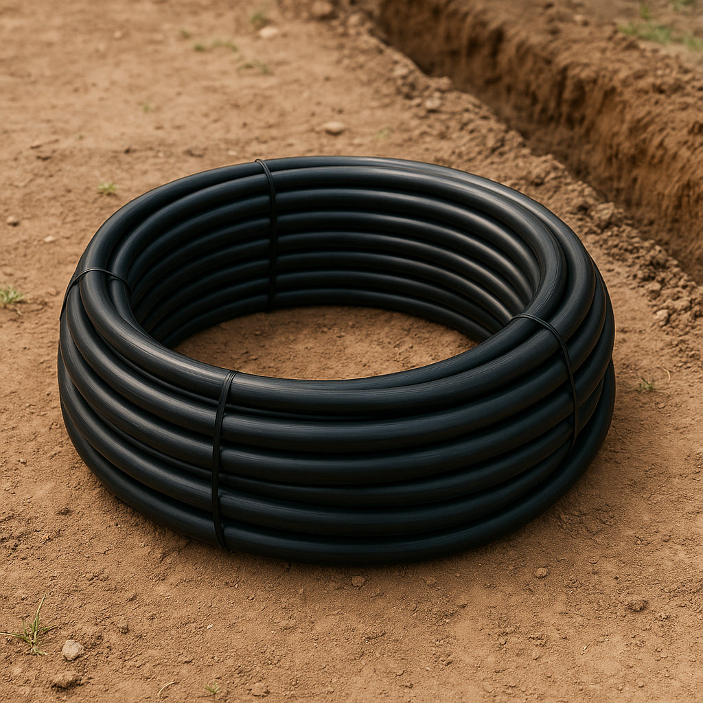 Advanced Drainage Systems 1-1/4 in. x 100 ft. IPS 100 PSI NSF Poly Pipe
