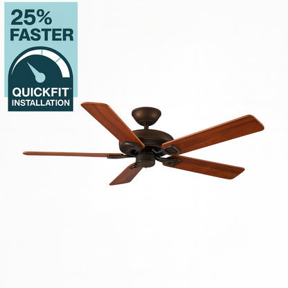 Hampton Bay Farmington 52 in. Indoor Oil Rubbed Bronze Ceiling Fan