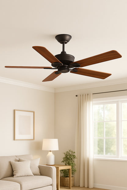 Hampton Bay Farmington 52 in. Indoor Oil Rubbed Bronze Ceiling Fan