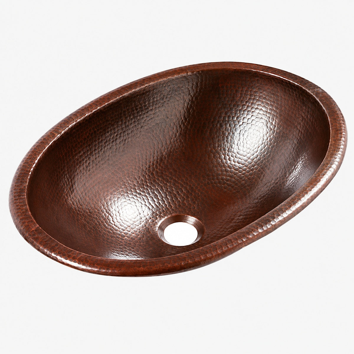 SINKOLOGY Schrodinger 19 in Drop In or Undermount Bathroom Sink in Aged Copper SB202 19AG