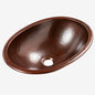 SINKOLOGY Schrodinger 19 in Drop In or Undermount Bathroom Sink in Aged Copper SB202 19AG