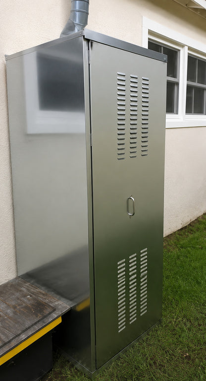 HOLDRITE 24 in Galvanized Steel Water Heater Enclosure