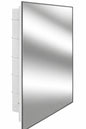 ZACA SPACECAB Capella 16 in x 26 in x 3 1 2 in Framed Recessed 1 Door Bathroom Medicine Cabinet with 6 Shelves and White Frame 12 1