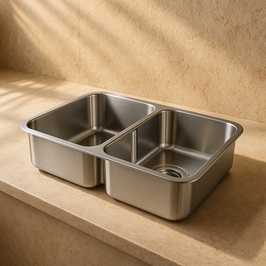 MOEN 1800 Series Undermount Stainless Steel 32 5 in Double Basin Sink G18252/206512331