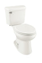 Glacier Bay 12 inch Rough In Two-Piece 1.28 GPF Single Flush Elongated Toilet in Bone Seat Included