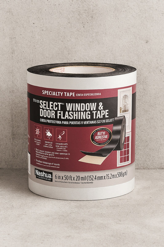 Tape 6 in. x 50 ft. Window and Door Flashing Tape 1542734