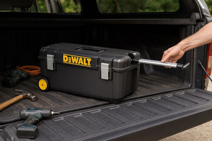 DEWALT 28 in. W 12 Gal. Polypropylene Rolling Tool Box