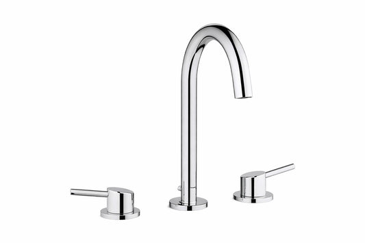 GROHE Concetto 8 in Widespread 2 Handle High Arc Bathroom Faucet in StarLight Chrome