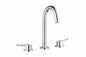 GROHE Concetto 8 in Widespread 2 Handle High Arc Bathroom Faucet in StarLight Chrome