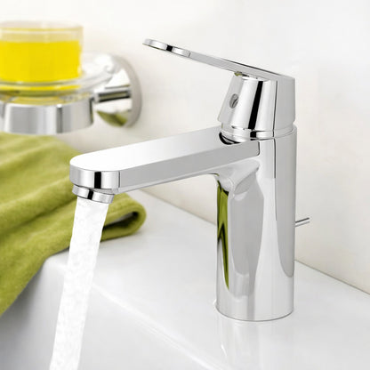 GROHE Eurosmart Cosmopolitan Single Hole Single Handle Low Arc Bathroom Faucet in StarLight Chrome