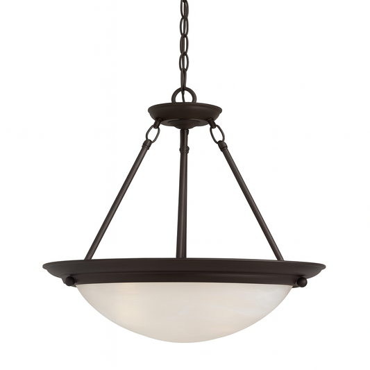 Volume Lighting Lunar 3-Light Antique Bronze Interior Pendant