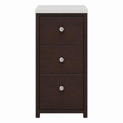 Glacier Bay Delridge 14 in W x 17 in D x 30 in H Chocolate Linen Cabinet MLT14P2 CH