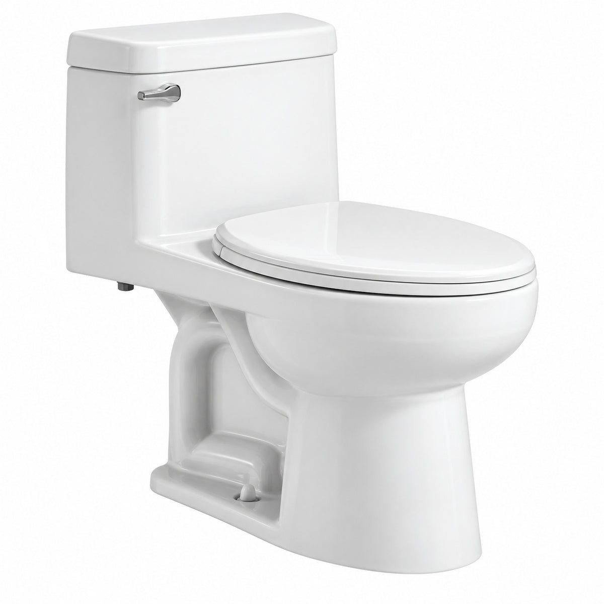 American Standard Champion 4 Tall Height 1 Piece 1 6 GPF Single Flush Elongated Toilet in White Seat Included 2034314 020