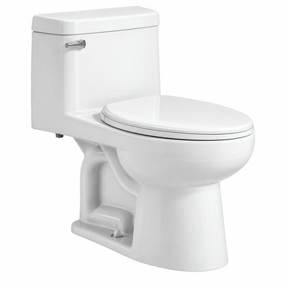 American Standard Champion 4 Tall Height 1 Piece 1 6 GPF Single Flush Elongated Toilet in White Seat Included 2034314 020