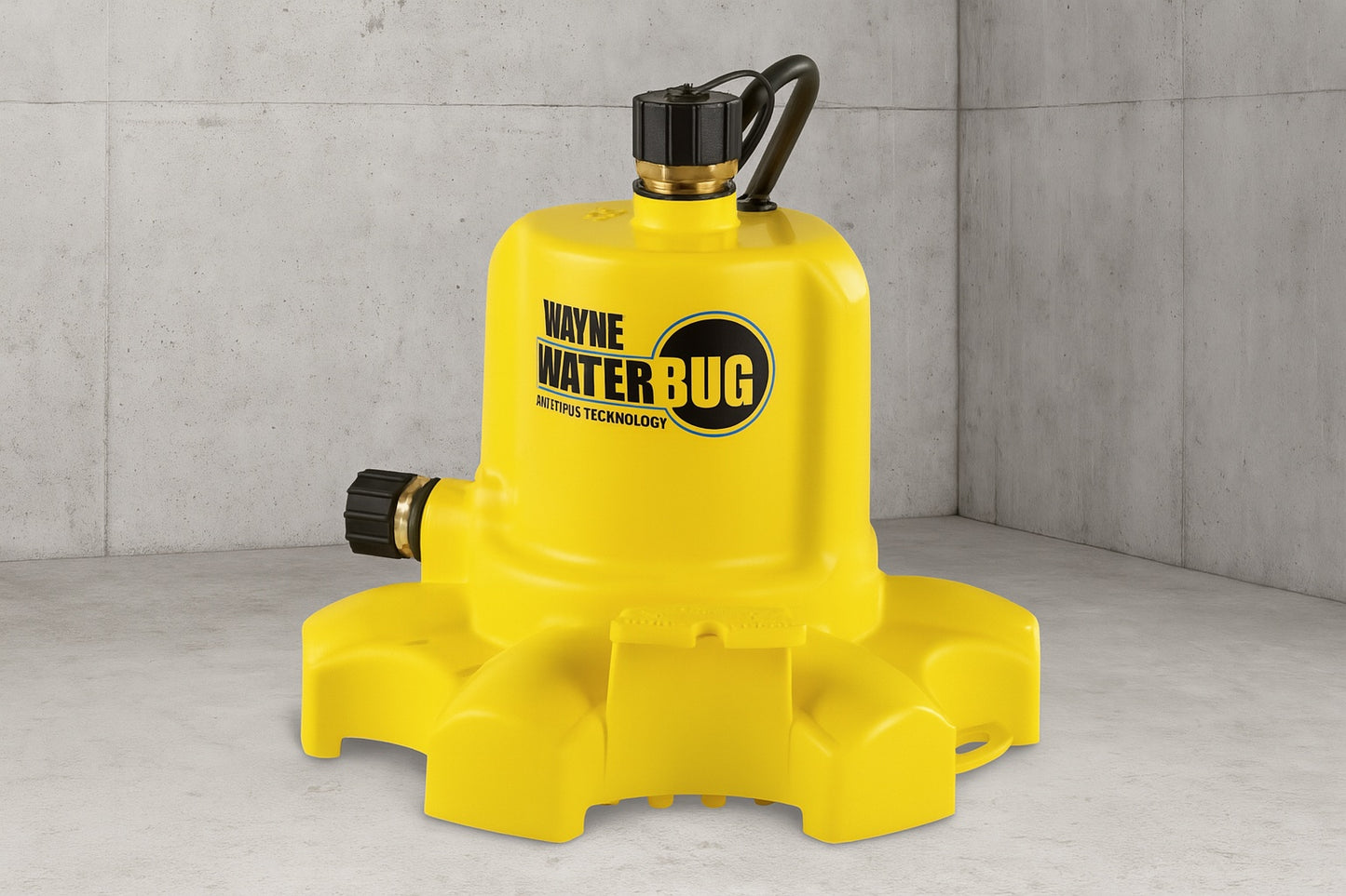 Wayne 1 6 HP WaterBUG Submersible Utility Pump with Multi Flo Technology