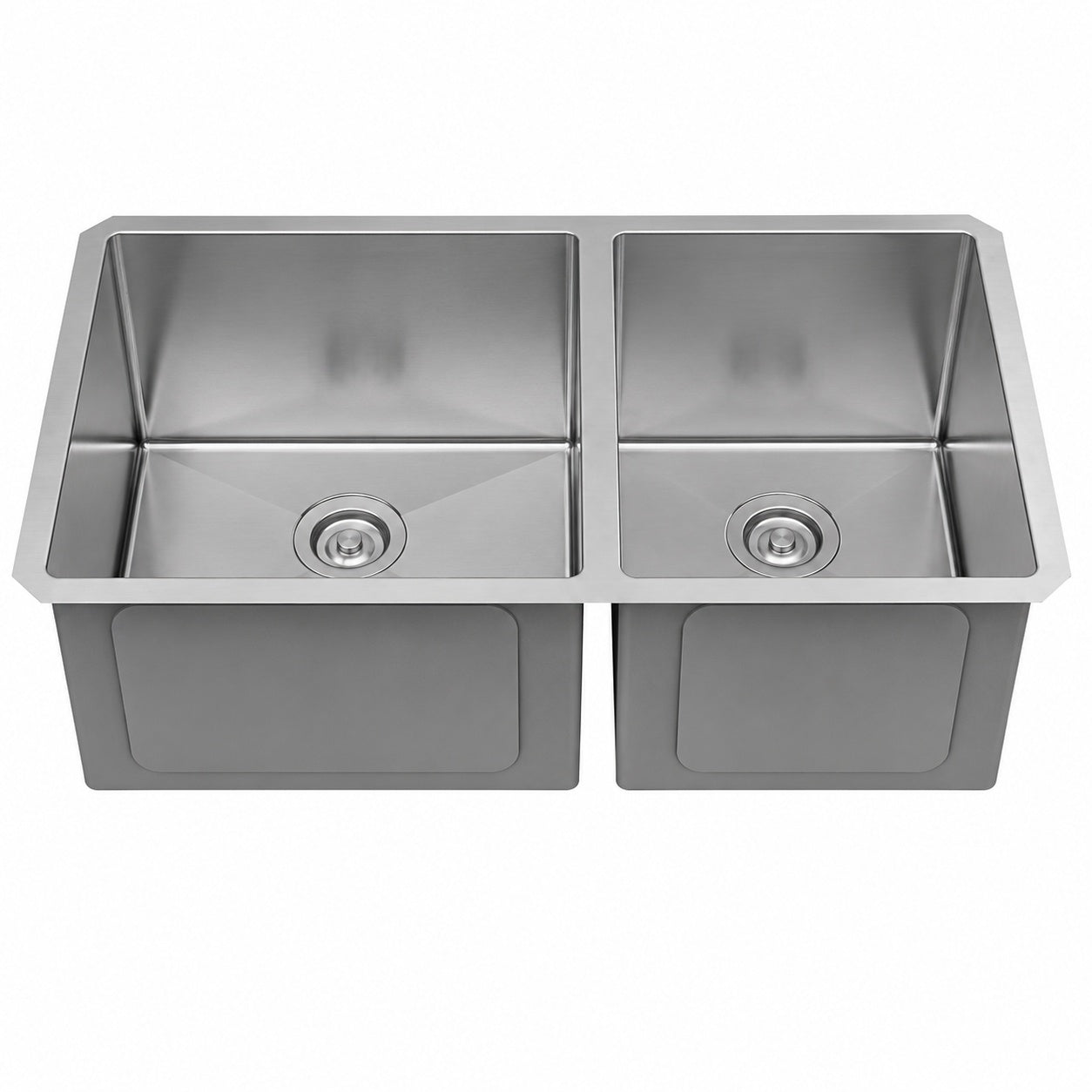 Glacier Bay Professional Tight Radius 33 in Drop In 60 40 Double Bowl 16 Gauge Stainless Steel Kitchen Sink with Accessories